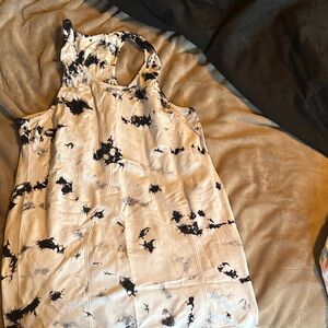 ZYIA Black and White Copper Charged Tank Top